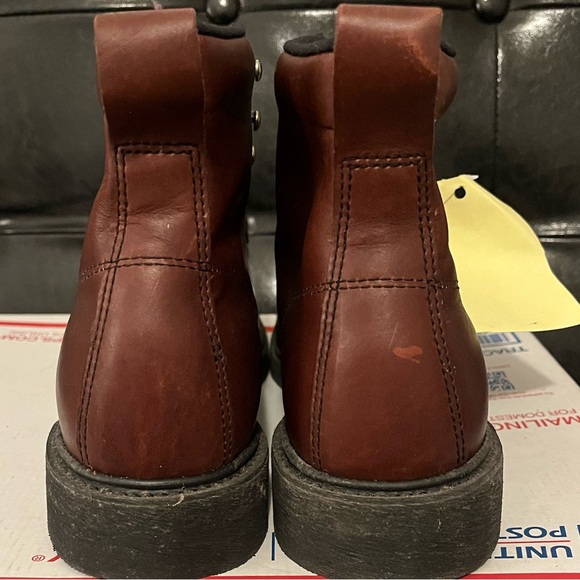 Work America Brown Leather Work‎ Boots 8.5D NWT main image 6